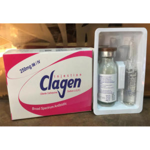 Clagen Injection 250 mg