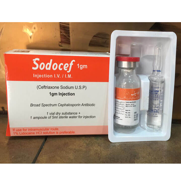 Sodocef injection 1gm